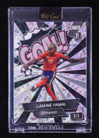Lamine Yamal 2024 Wild Card Comix Goal! Silver Kaleidoscope #LY07 RC #2/3 at PristineAuction.com