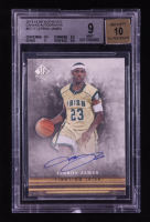 LeBron James 2013-14 SP Authentic Canvas Autographs #CC17 B (BGS 9 | Autograph Graded BGS 10) at PristineAuction.com