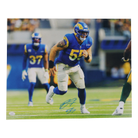 Braden Fiske Signed Rams 16x20 Photo (JSA) at PristineAuction.com