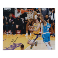 Austin Reaves Signed Lakers 16x20 Photo (PSA) at PristineAuction.com
