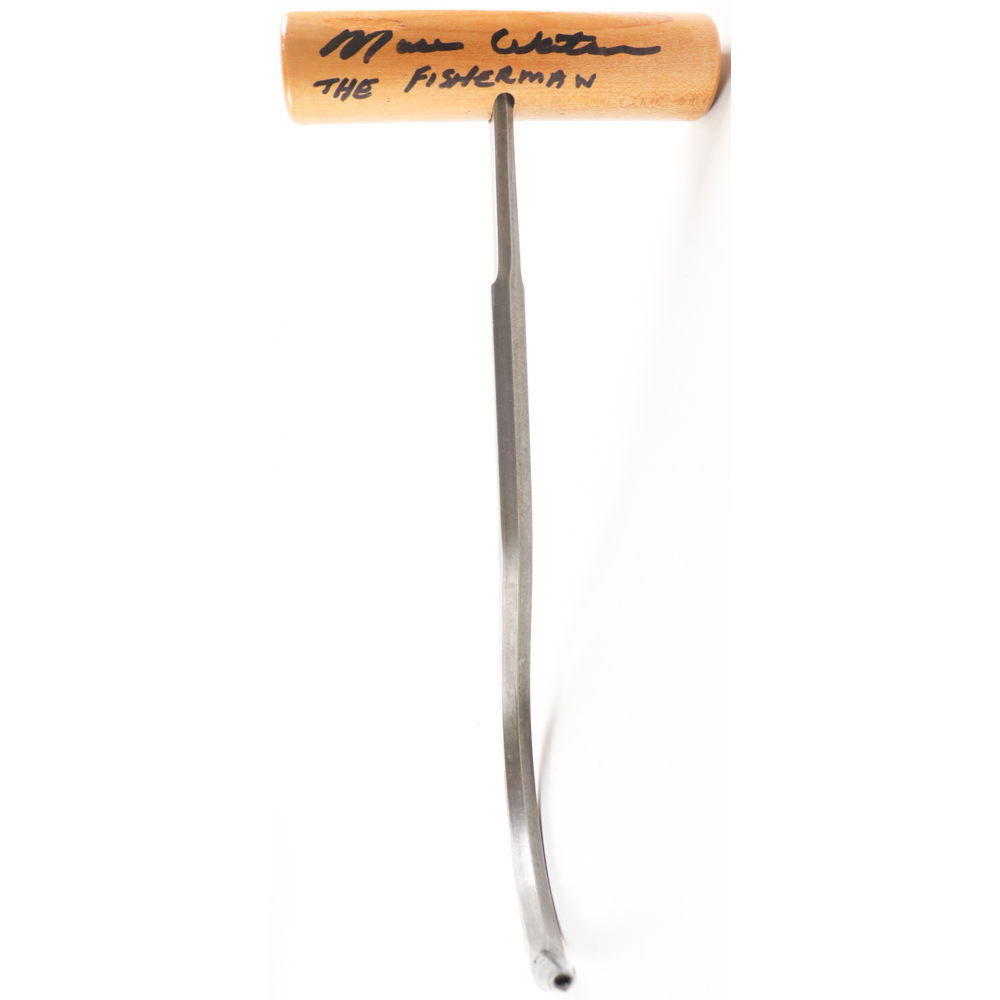 Muse Watson Signed Prop Fisherman Hook Inscribed "The Fisherman" (ACOA) at PristineAuction.com