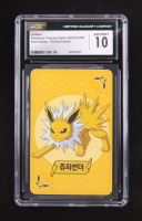 Jolteon 2019 Pokemon Playing Cards Eevee Edition #NNO (CGC 10) at PristineAuction.com
