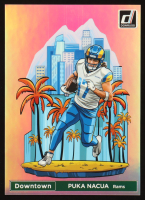Puka Nacua 2024 Donruss Downtown! Oversize #20 at PristineAuction.com