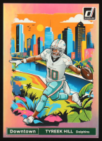 Tyreek Hill 2024 Donruss Downtown! Oversize #3 at PristineAuction.com