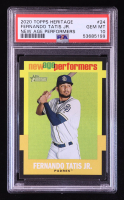 Fernando Tatis Jr. 2020 Topps Heritage New Age Performers #NAP24 (PSA 10) at PristineAuction.com