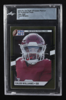 Caleb Williams 2022 Leaf Pro Set Draft and Prospect Portrait Clear Gold Pre-Production Proof #NNO RC #1/1 (Leaf) at PristineAuction.com