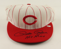 Pete Rose Signed Reds New Era Fitted Baseball Hat Inscribed "Hit King" (CAS) at PristineAuction.com