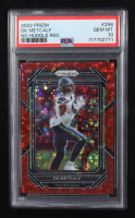 D.K. Metcalf 2022 Panini Prizm Prizms No Huddle Red #256 #05/50 (PSA 10) at PristineAuction.com