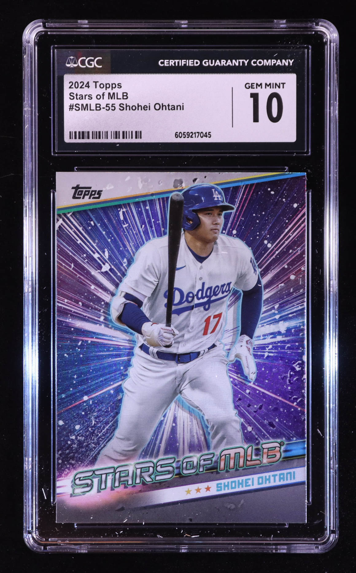 Shohei Ohtani 2024 Topps Stars of MLB #SMLB55 (CGC 10) at PristineAuction.com Shohei Ohtani 2024 Topps Stars of MLB #SMLB55 (CGC 10) at PristineAuction.com