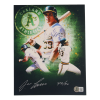 Jose Canseco Signed Athletics 8x10 Photo Inscribed "40/40" (Beckett) at PristineAuction.com