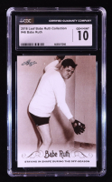 Babe Ruth 2016 Leaf Babe Ruth Collection #46 (CGC 10) at PristineAuction.com