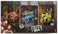Mick Foley Signed Mattel WWE Elite Collection "Three Faces of Foley" Action Figure Three-Pack with Multiple Inscriptions (Fanatics) at PristineAuction.com
