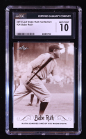 Babe Ruth 2016 Leaf Babe Ruth Collection #34 (CGC 10) at PristineAuction.com