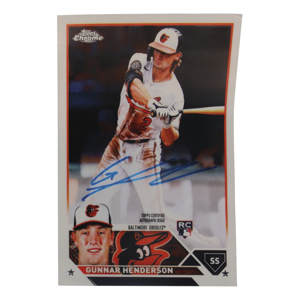 Gunnar Henderson Orioles 11x17 Photo at PristineAuction.com