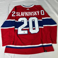 Juraj Slafkovsky Signed Canadiens Adidas Authentic Jersey (Fanatics) at PristineAuction.com