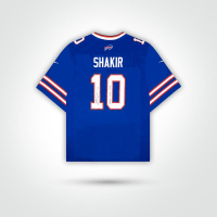 Khalil Shakir Signed Bills Nike Authentic Jersey Inscribed "Clutch Catch King" (Beckett) at PristineAuction.com