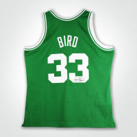 Larry Bird Signed Celtics Mitchell & Ness Authentic Jersey (Beckett) at PristineAuction.com