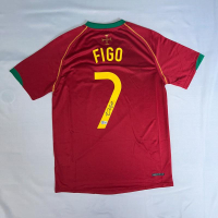 Luis Figo Signed Portugal Nike Authentic Jersey (Beckett) at PristineAuction.com