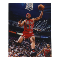 Dennis Rodman Signed Bulls 11x14 Photo (Authentic Ink) at PristineAuction.com