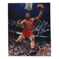 Dennis Rodman Signed Bulls 11x14 Photo (Authentic Ink) at PristineAuction.com