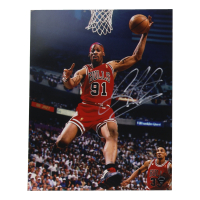 Dennis Rodman Signed Bulls 11x14 Photo (Authentic Ink) at PristineAuction.com