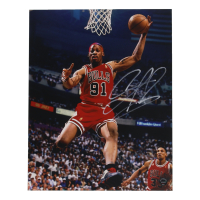 Dennis Rodman Signed Bulls 11x14 Photo (Authentic Ink) at PristineAuction.com