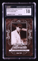 Babe Ruth 2016 Leaf Babe Ruth Collection Career Achievements #CA5 (CGC 10) at PristineAuction.com