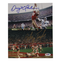 Dwight Clark & John Taylor Signed 49ers 8x10 Photo (PSA) at PristineAuction.com