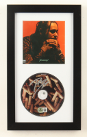Post Malone Signed Custom Framed "Stoney" CD Disc Display (Beckett) at PristineAuction.com