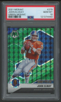 John Elway 2021 Mosaic Mosaic Green #279 (PSA 10) at PristineAuction.com
