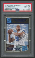 Dak Prescott 2016 Donruss Press Proofs Blue #362 RR RC (PSA 10) at PristineAuction.com