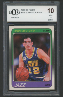 John Stockton 1988-89 Fleer #115 (BCCG 10) at PristineAuction.com