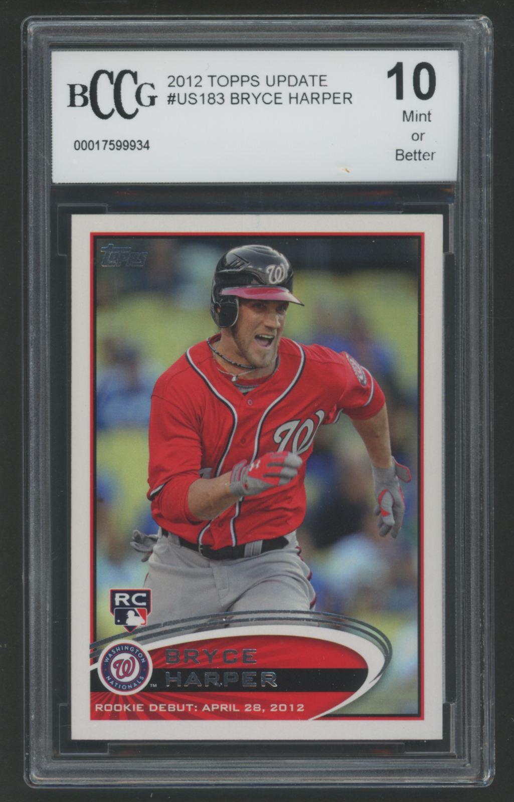 Bryce Harper 2012 Topps Update #US183 RC (BCCG 10) at PristineAuction.com Bryce Harper 2012 Topps Update #US183 RC (BCCG 10) at PristineAuction.com