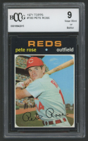 Pete Rose 1971 Topps #100 (BCCG 9) at PristineAuction.com