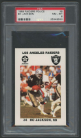 Bo Jackson 1988 Raiders Police #9 (PSA 8) at PristineAuction.com