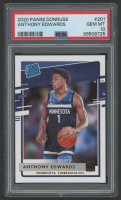 Anthony Edwards 2020 Donruss #201 RC (PSA 10) at PristineAuction.com