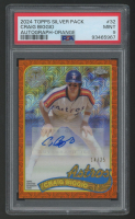 Craig Biggio 2024 Topps Silver Pack Orange Autographs #32 #14/25 (PSA 9) at PristineAuction.com