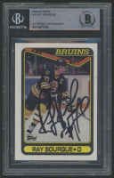 Ray Bourque Signed 1990-91 Topps #43 (BGS) at PristineAuction.com