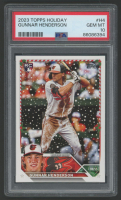 Gunnar Henderson 2023 Topps Holiday #H4 RC (PSA 10) at PristineAuction.com