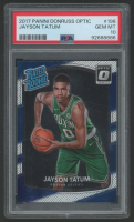 Jayson Tatum 2017 Donruss Optic RR #198 (PSA 10) at PristineAuction.com