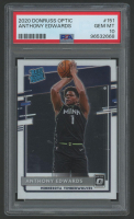 Anthony Edwards 2020 Donruss Optic RR #151 RC (PSA 10) at PristineAuction.com