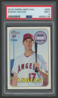 Shohei Ohtani 2018 Topps Heritage 1969 #600 (PSA 9) at PristineAuction.com