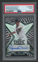 Mariano Rivera 2022 Leaf Exotic Zebra Autograph #EAMR2 #9/9 (PSA 9) at PristineAuction.com
