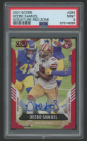 Deebo Samuel 2021 Score Signature Red Zone #264 #4/20 (PSA 9) at PristineAuction.com