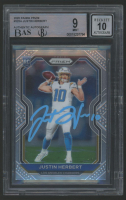 Justin Herbert 2020 Panini Prizm #325A (BGS 9 | Autograph Graded 10) at PristineAuction.com