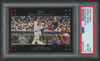 Derek Jeter 2007 Topps w / Mantle /Bush #40a (PSA 8) at PristineAuction.com