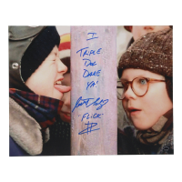 Scott Schwartz Signed "A Christmas Story" 11x14 Photo Inscribed "I Triple Dog Dare Ya!" & "Flick" (Authentic Ink) at PristineAuction.com