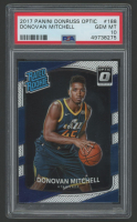 Donovan Mitchell 2017 Donruss Optic RR RC #188 (PSA 10) at PristineAuction.com