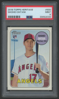 Shohei Ohtani 2018 Topps Heritage 1969 #600 (PSA 9) at PristineAuction.com