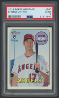 Shohei Ohtani 2018 Topps Heritage 1969 #600 (PSA 9) at PristineAuction.com